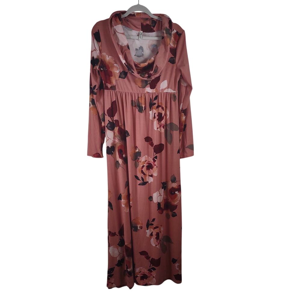 Mother Bee Maternity Maxi Dress, Size Large